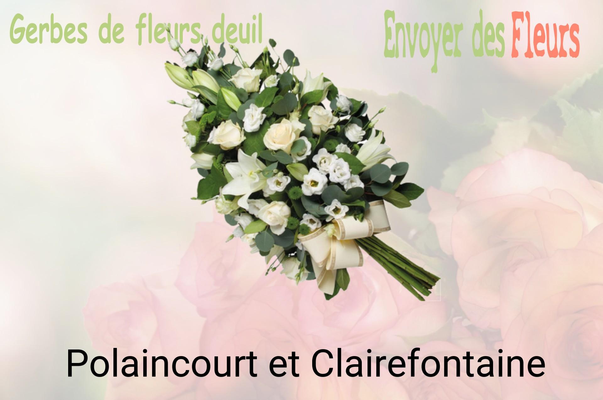 Gerbe de fleurs de deuil livrée à Polaincourt-et-Clairefontaine